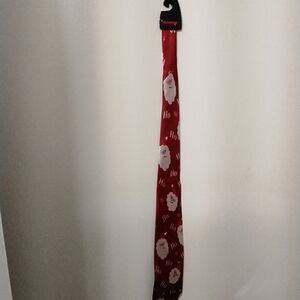 Festive Santa Claus Red Tie